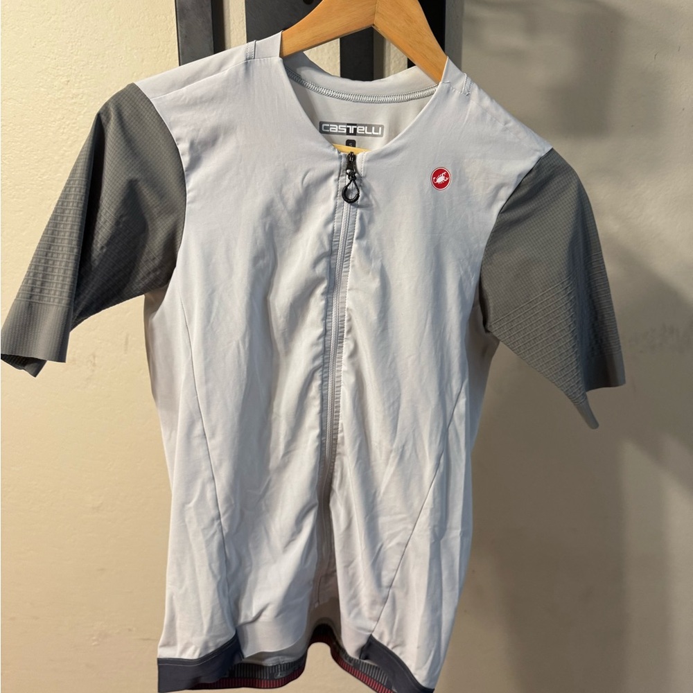Castelli Men's Gray Cycling Shirt